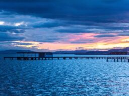 Atardecer sobre el Delta del Ebro