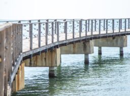 Aguas tranquilas de la bahía dels Alfacs